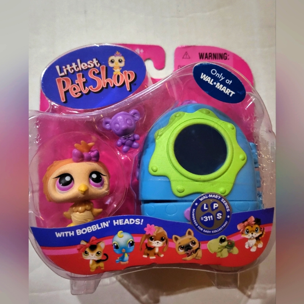 BARN OWL* #311 2007 LPS LITTLEST PET SHOP RETIRED WALMART EXCLUSIVE SEALED! Rare